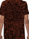 men t-shirt in indie with a digital abstract print